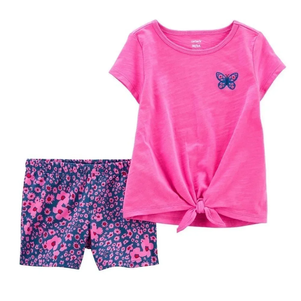 Carter's Baby Girl Shorts & Top  4-pc Set Size 3T